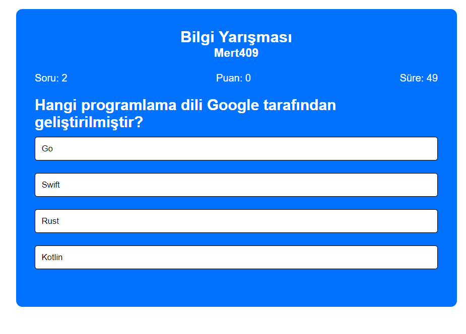 Bilgi Yarışması